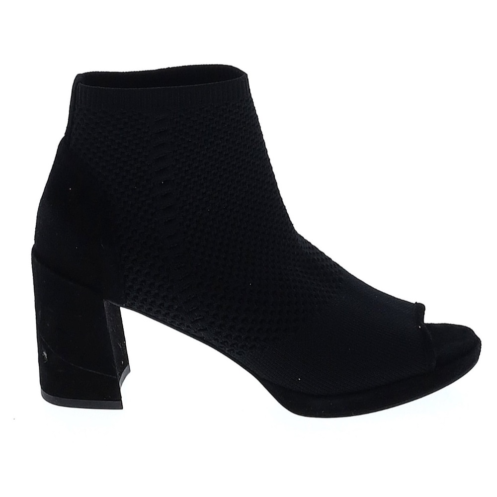 Eileen Fisher Margate Knit Stretch Bootie with Open Toe